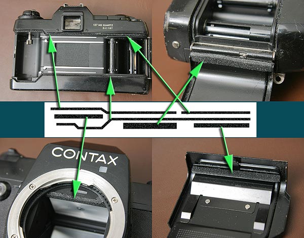 contax 137ma/md, light seals replace kit