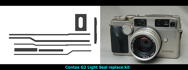 Contax G2 Replacement Light Seal Kit ~ Full Set of seals found in this camera 