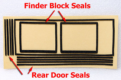 PENTAX 67 PRE-CUT REPLACEMENT LIGHT SEALS SET OF TWO 