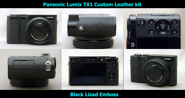 Panasonic LUMIX DMC-TX1用貼り革キット - Aki-Asahi Custom Camera