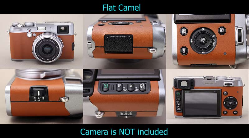 Custodia copertura sacchetto cuoio macchina fotografica apertura inferiore per Fujifilm X100 x100s X100M x100t ILS