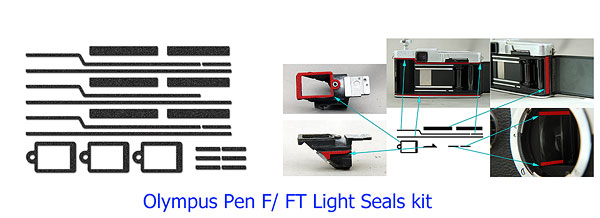 Olympus Pen F/FT Light Seals replace kit