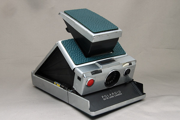 Polaroid SX-70/680/690SLR Custom Covering Kit 【Blue Green 