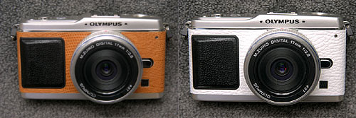 Olympus E-P1 / E-P2 Custom Color Leather Kit